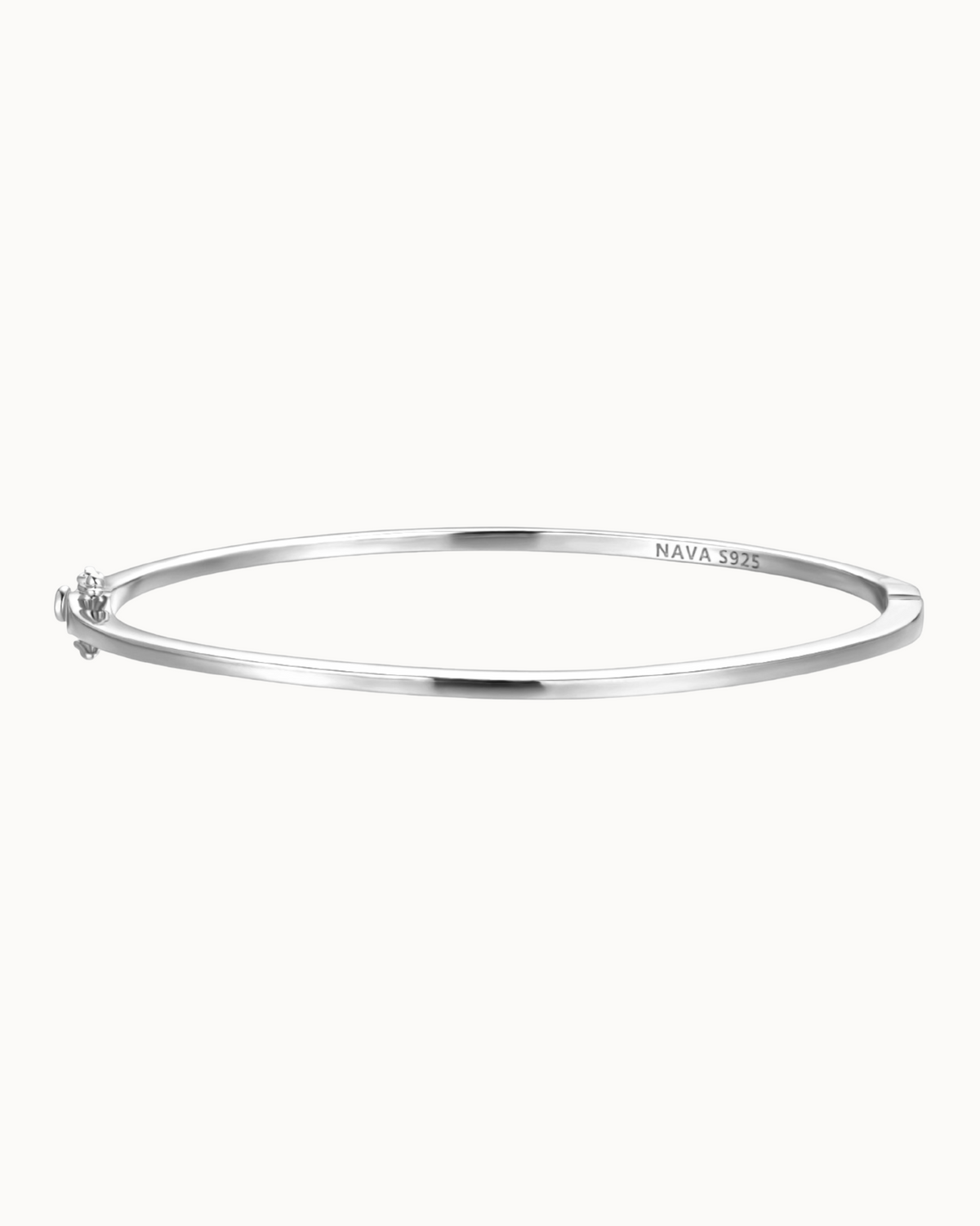Alhena Bangle i 925 sterlingsilver – enkelt och klassiskt armband