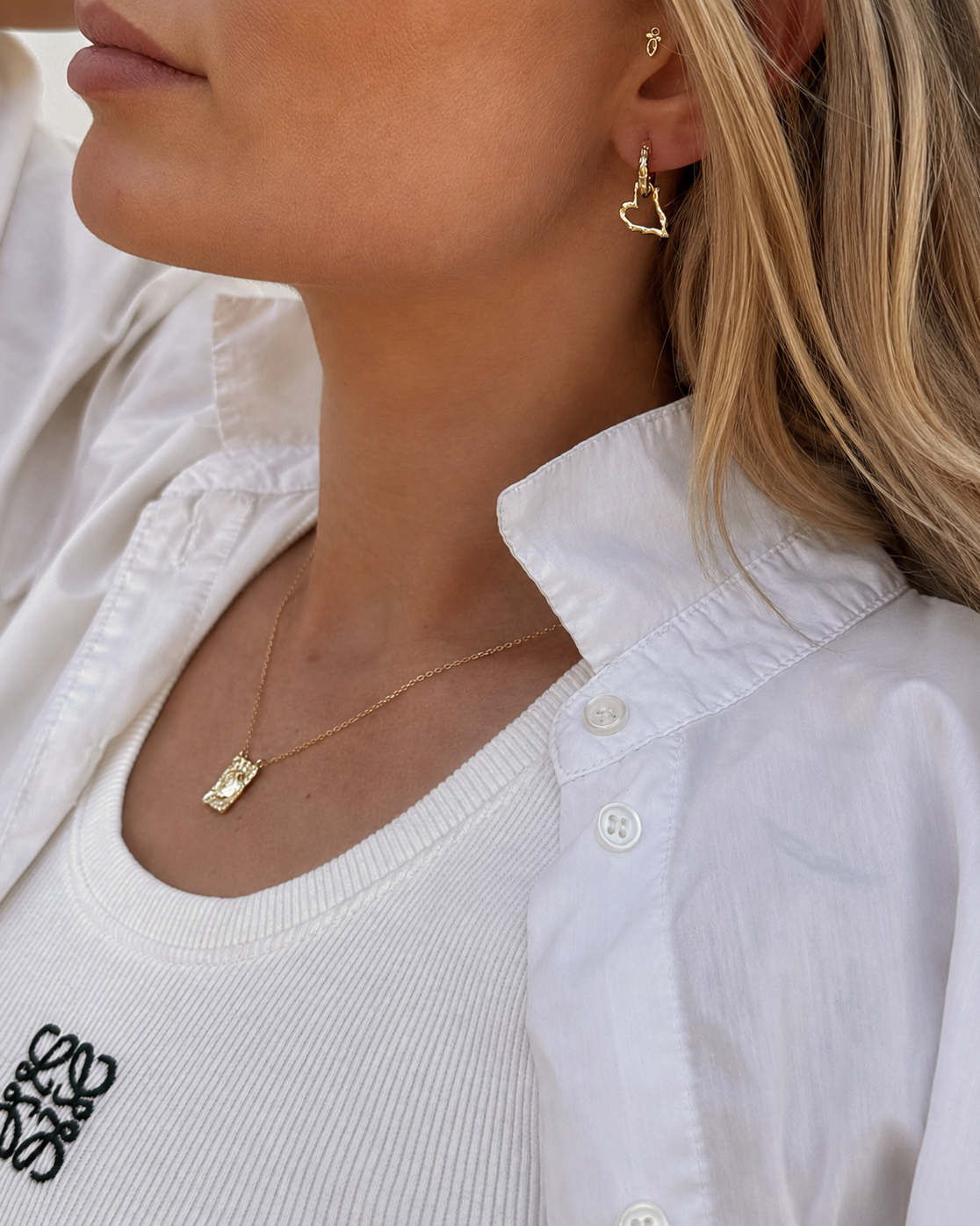 Aputi Earrings i forgyldt sølv fra Coastal Dreams kollektionen