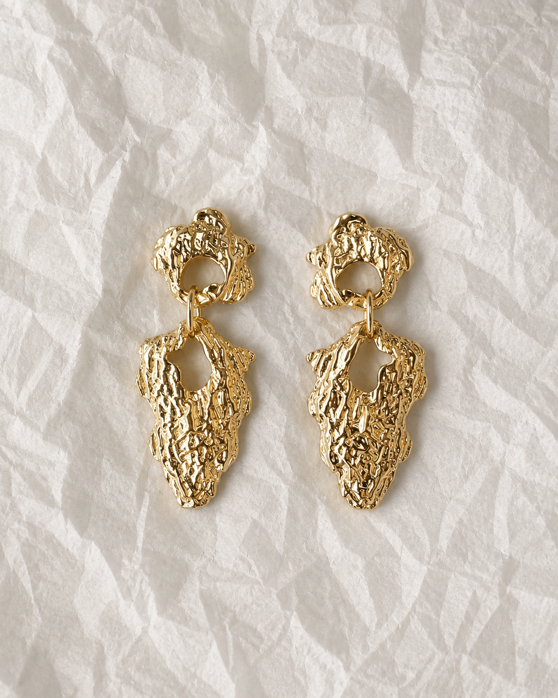 India Earrings aus vergoldetem 925er Sterlingsilber aus der Elements Kollektion