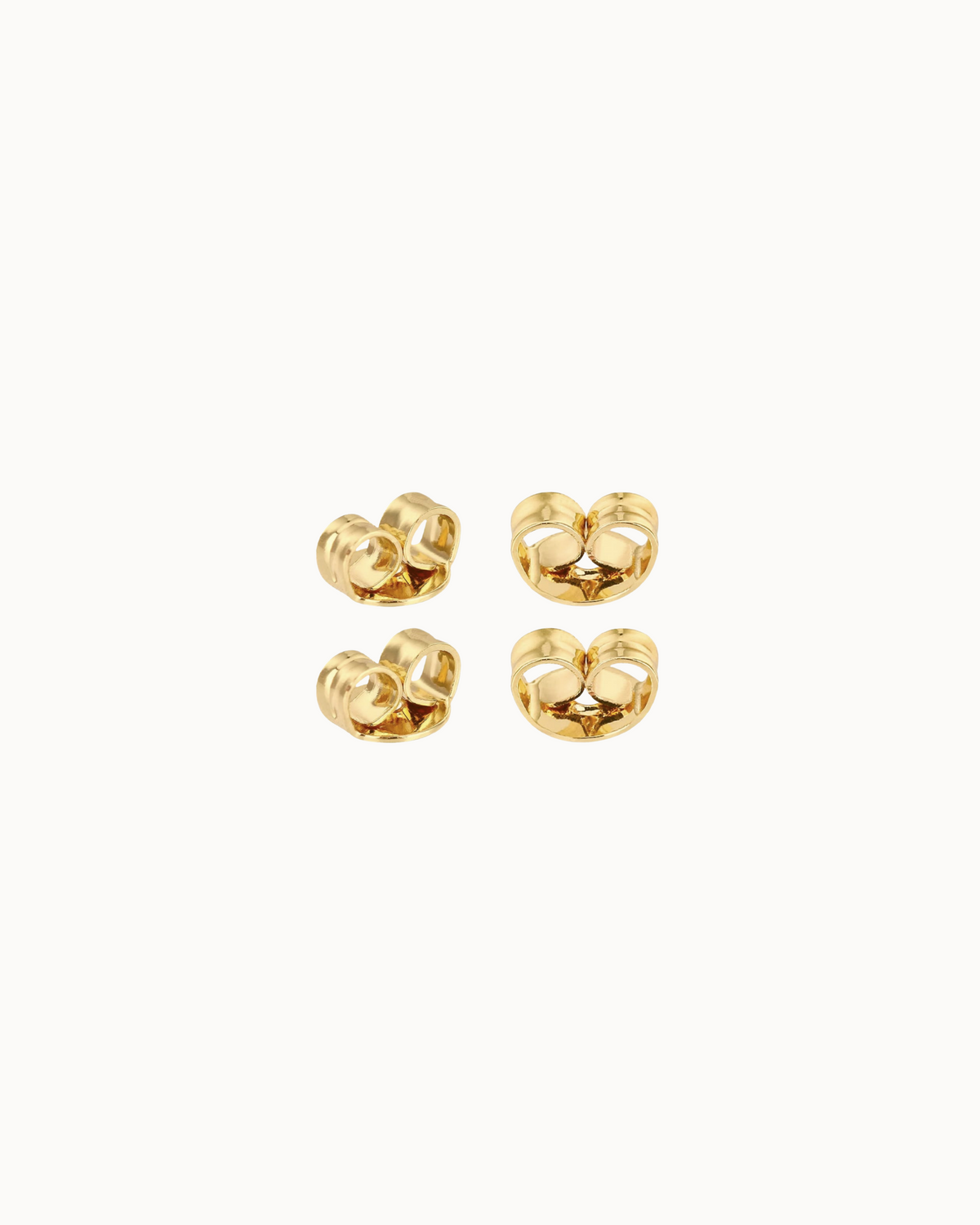 4 extra earring backs for gold-plated earrings
