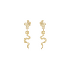 Adder Earrings - Gold Plated