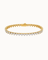 Lova Tennis Bracelet 4mm - Forgyldt