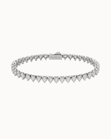 Lova Tennis Bracelet 4mm - Forsølvet