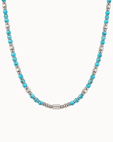 Zayn Necklace - Silver-colored/Turquoise