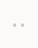Agua Petite Studs - Silver