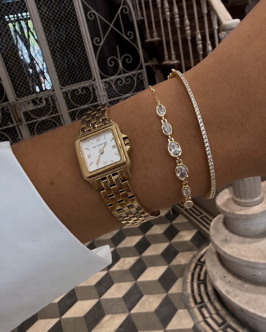 Akhen Bracelet i forgyldt