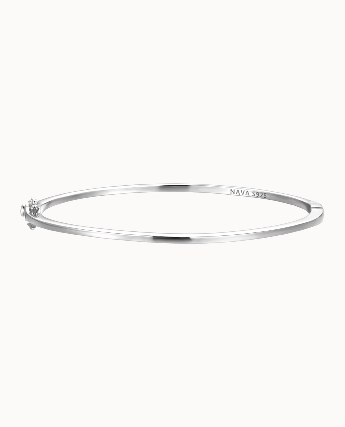 Alhena Bangle i 925 sterlingsølv – enkelt og klassisk armbånd