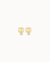 Ash Petite Studs - Gold Plated