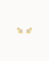 Azure Petite Studs - Gold Plated