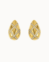 Archive | Crystal Drop Earrings - Gold Plated