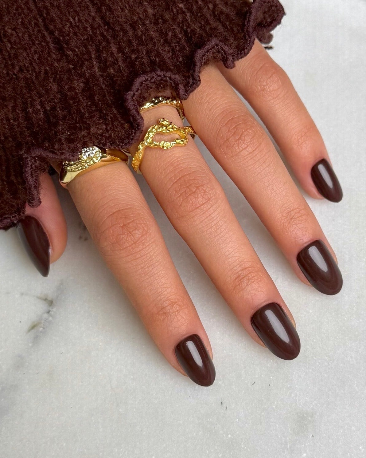 Vergoldeter Doris Ring mit klassischem und doch stilvollem Look
