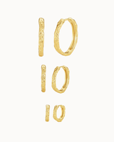 Elio Earrings Stack Set - Vergoldet