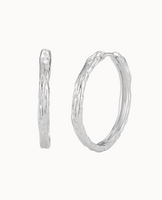 Elio Earrings L - Silber