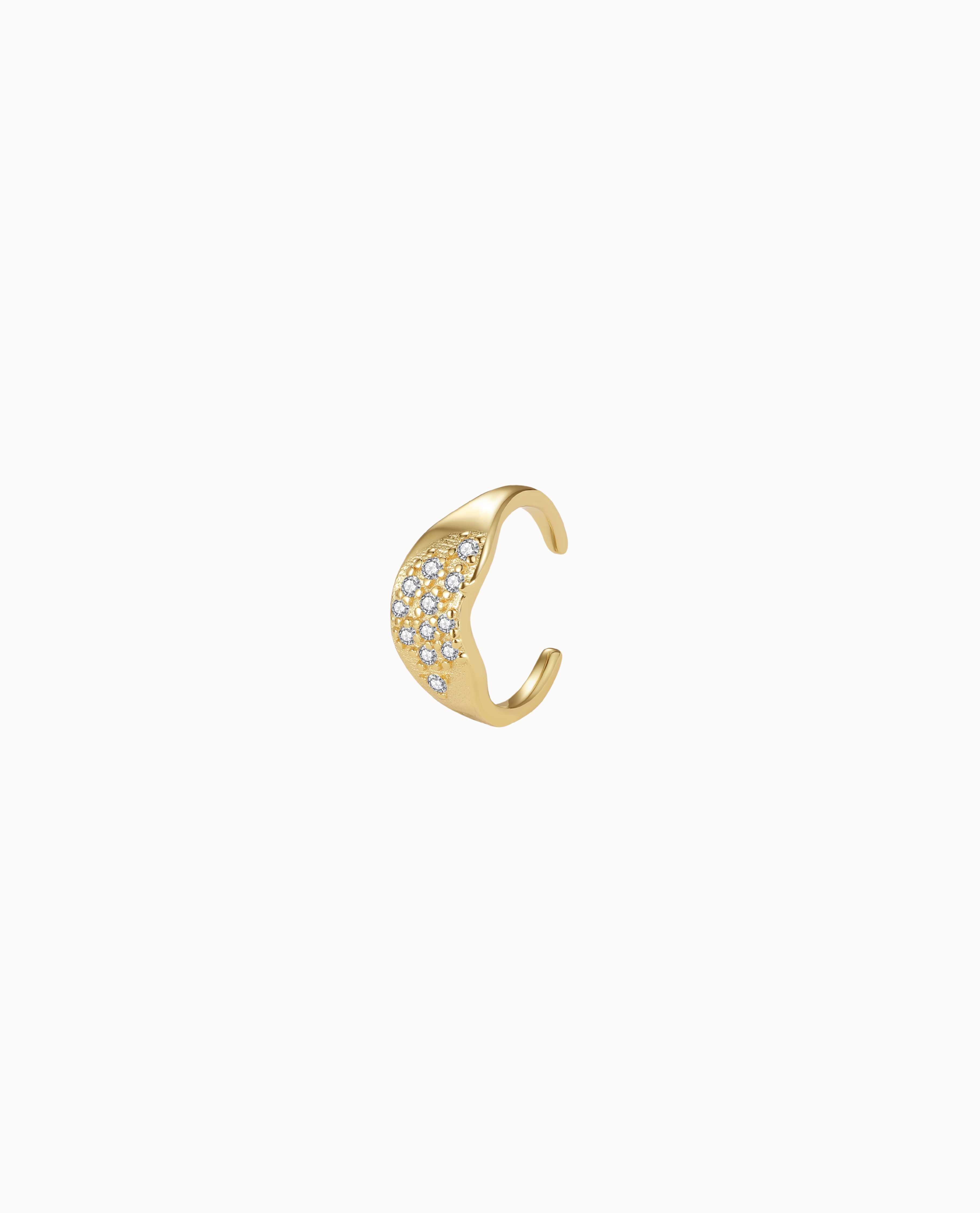 Estella Ear Cuff i 18K forgyldt sterlingsølv – kræver ikke hul i øret