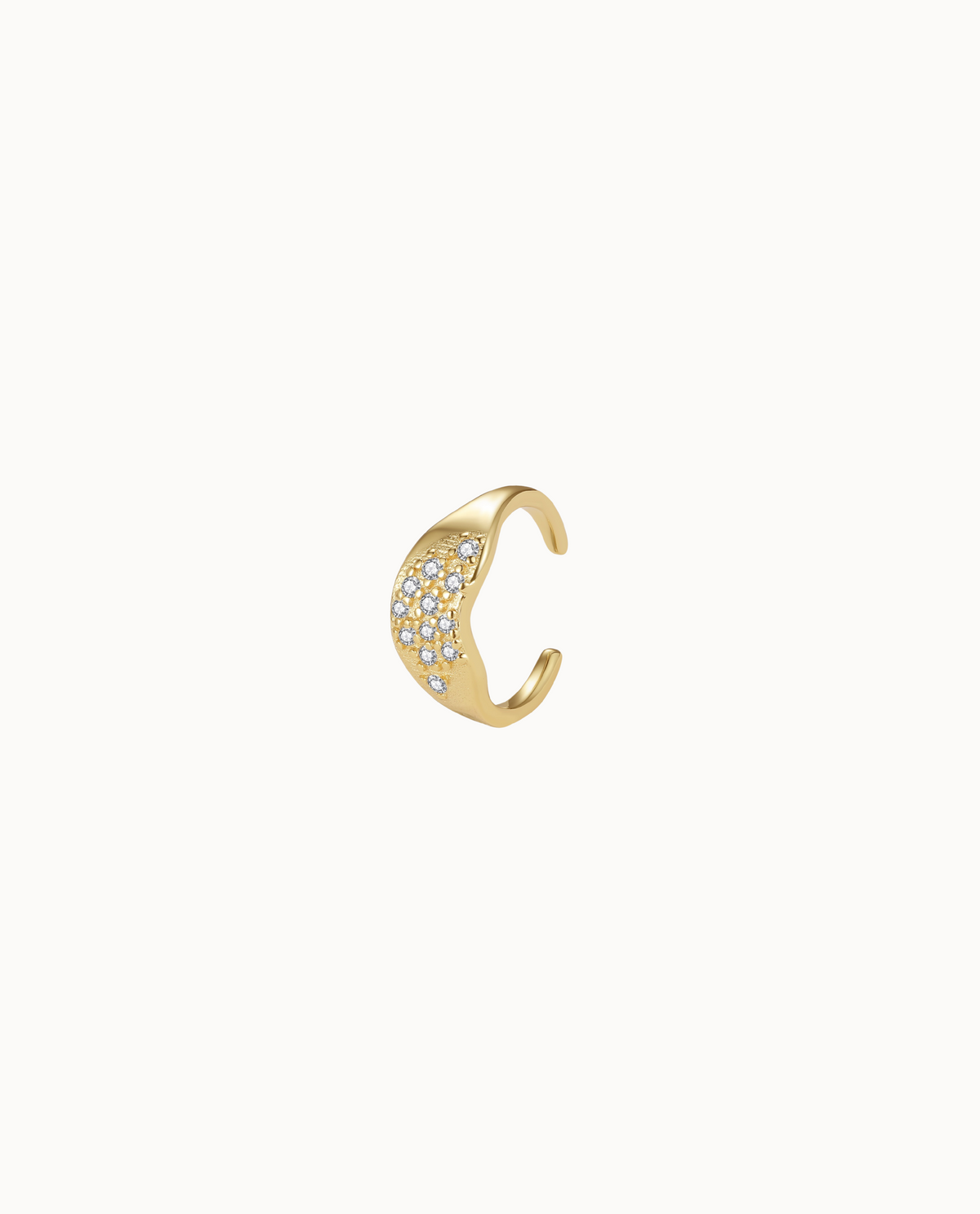 Estella Ear Cuff in 18K verguld sterling zilver – geen oorgaatje nodig