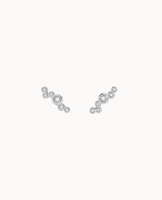 Halley Petite Studs - Silver