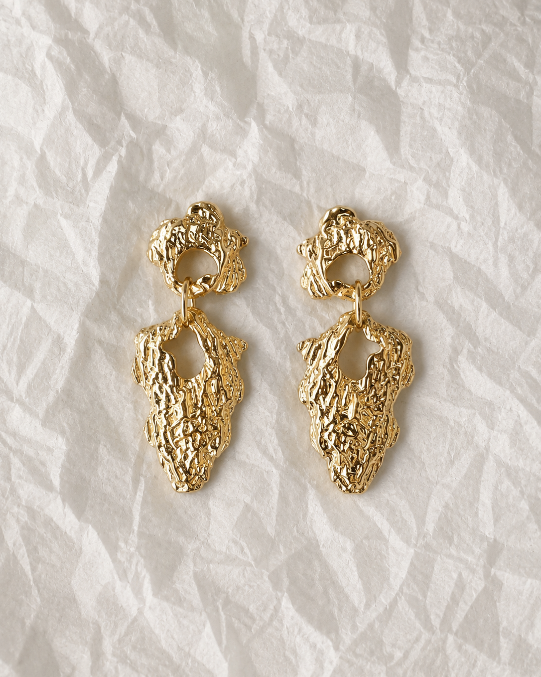 India Earrings aus vergoldetem 925er Sterlingsilber aus der Elements Kollektion
