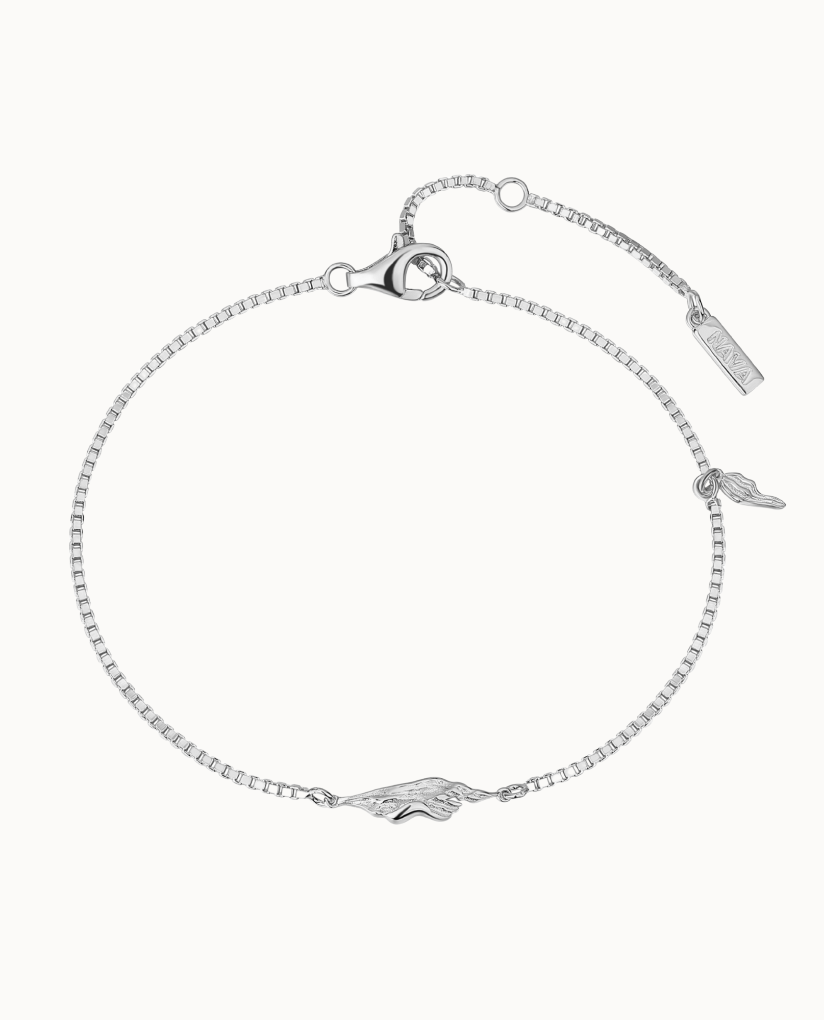Kigoi Bracelet i 925 sterlingsølv med to vedhæng formet som koi karpens hale