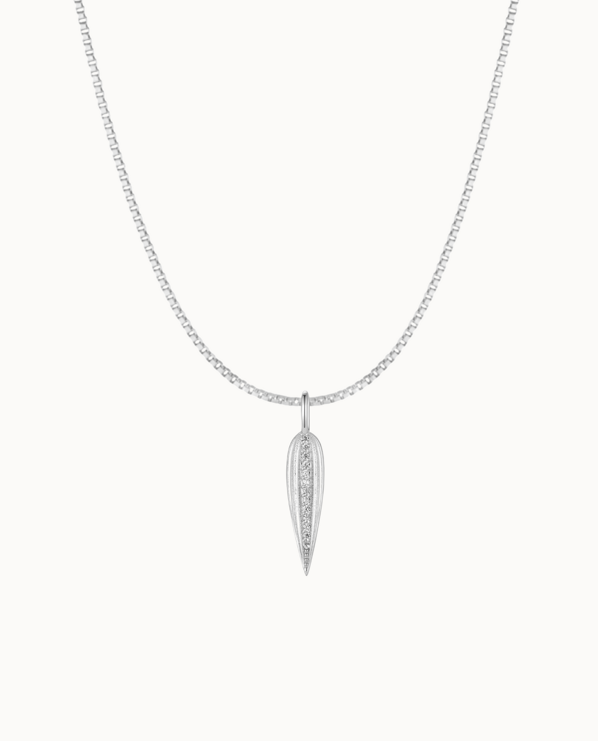 Lai Necklace i 925 sterlingsølv inspireret af bambus