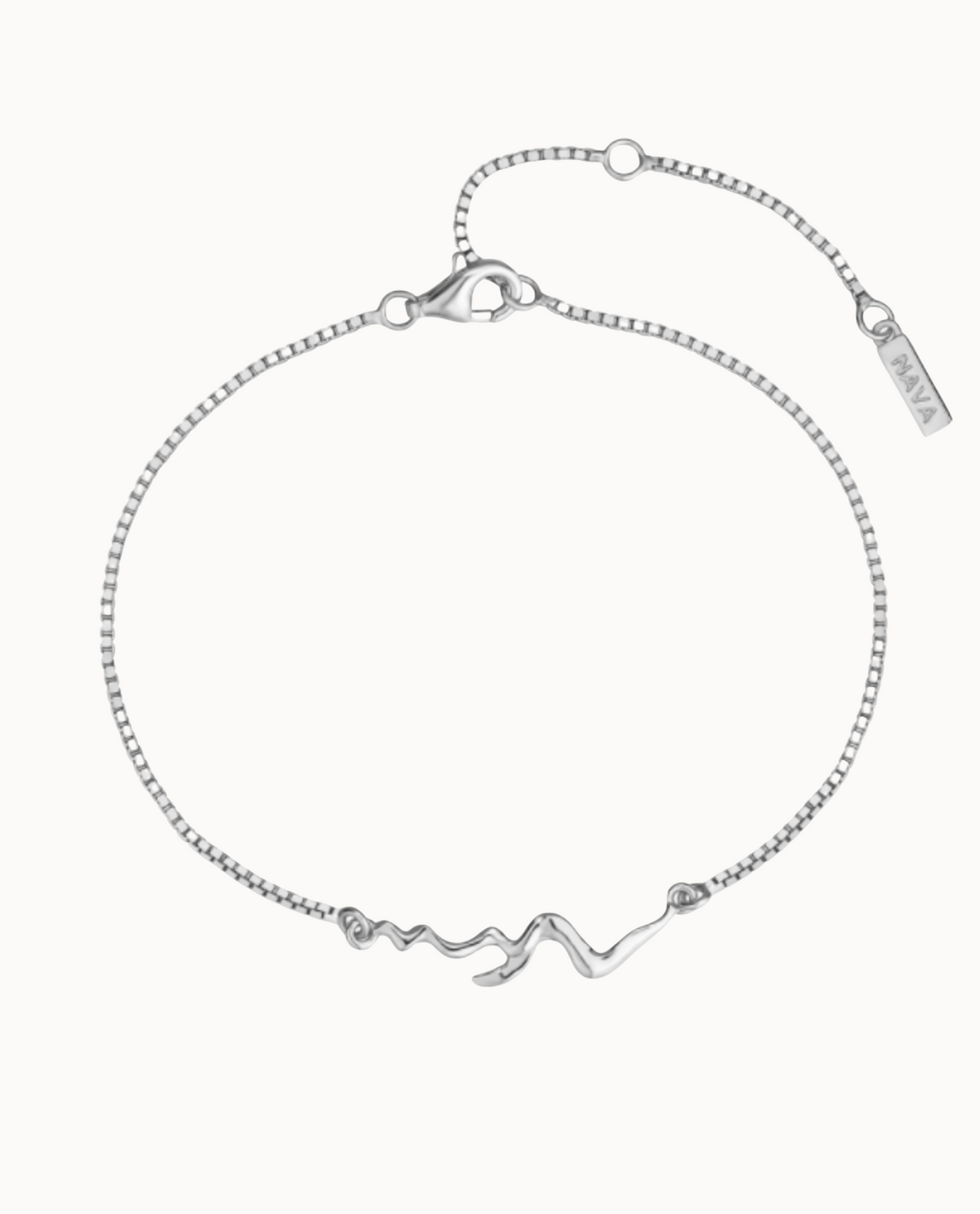 Lavinia Bracelet in 925 sterling silver – simple bracelet with enchanting shapes