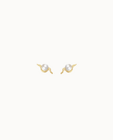 Lazuli Petite Studs - Verguld