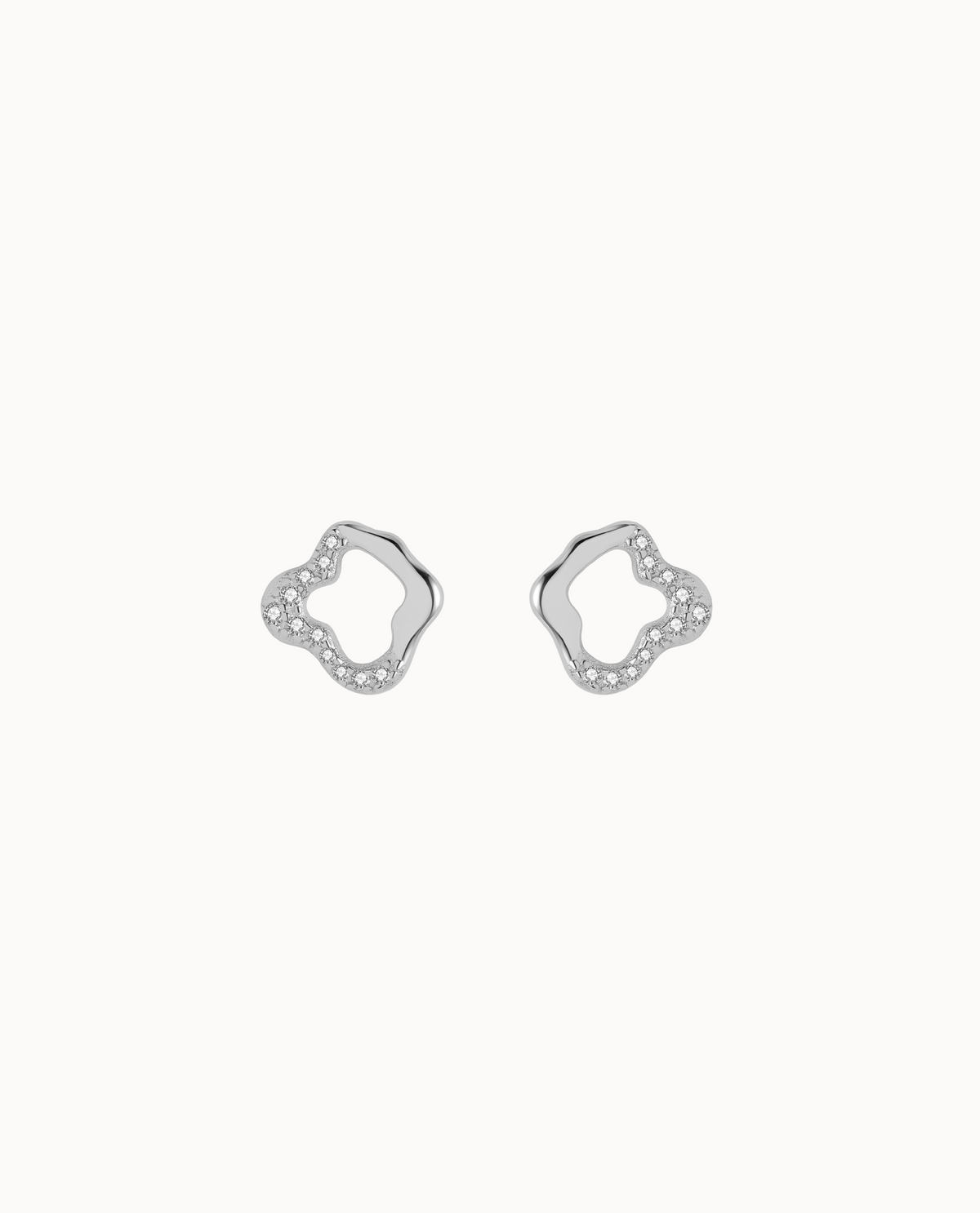 Libra Earrings i 925 sterlingsølv – større ørestik fra Stargazing kollektionen