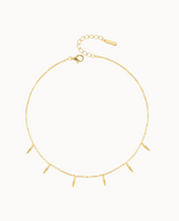 Lisha Anklet - Forgylt