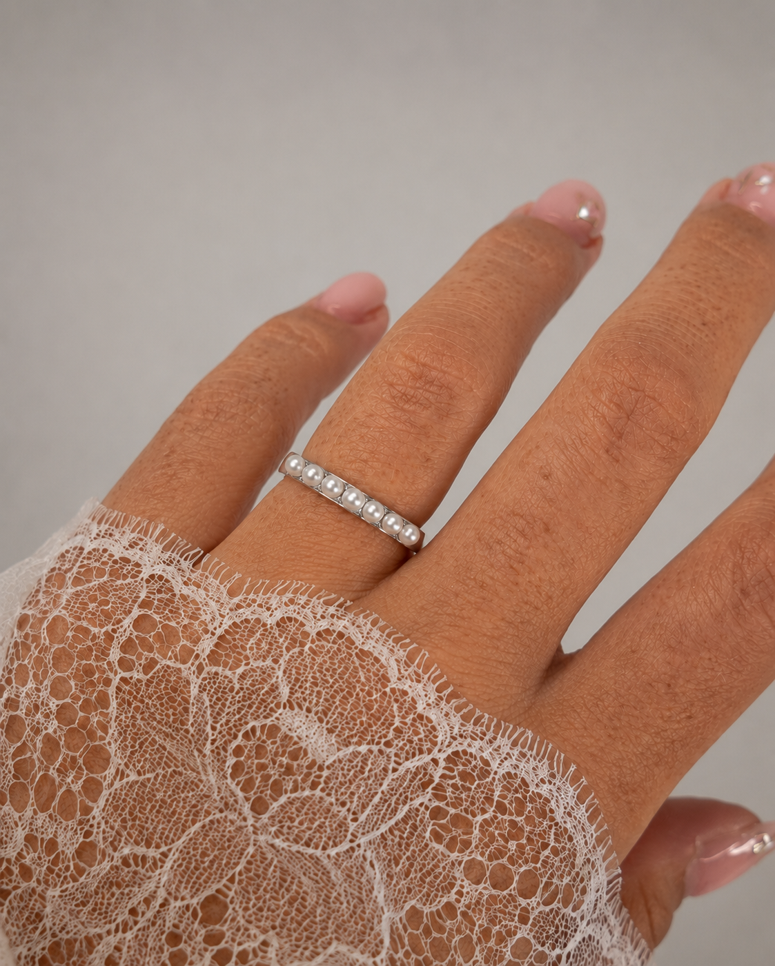 Lulu ring in zilver in maat 52