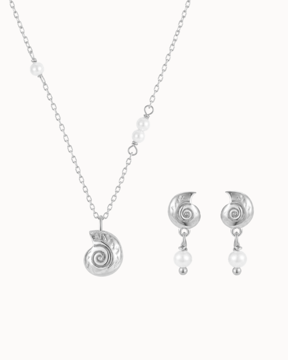 Mahe and Aruba gift set in 925 sterling silver