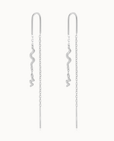 Mamba Earrings - Silver