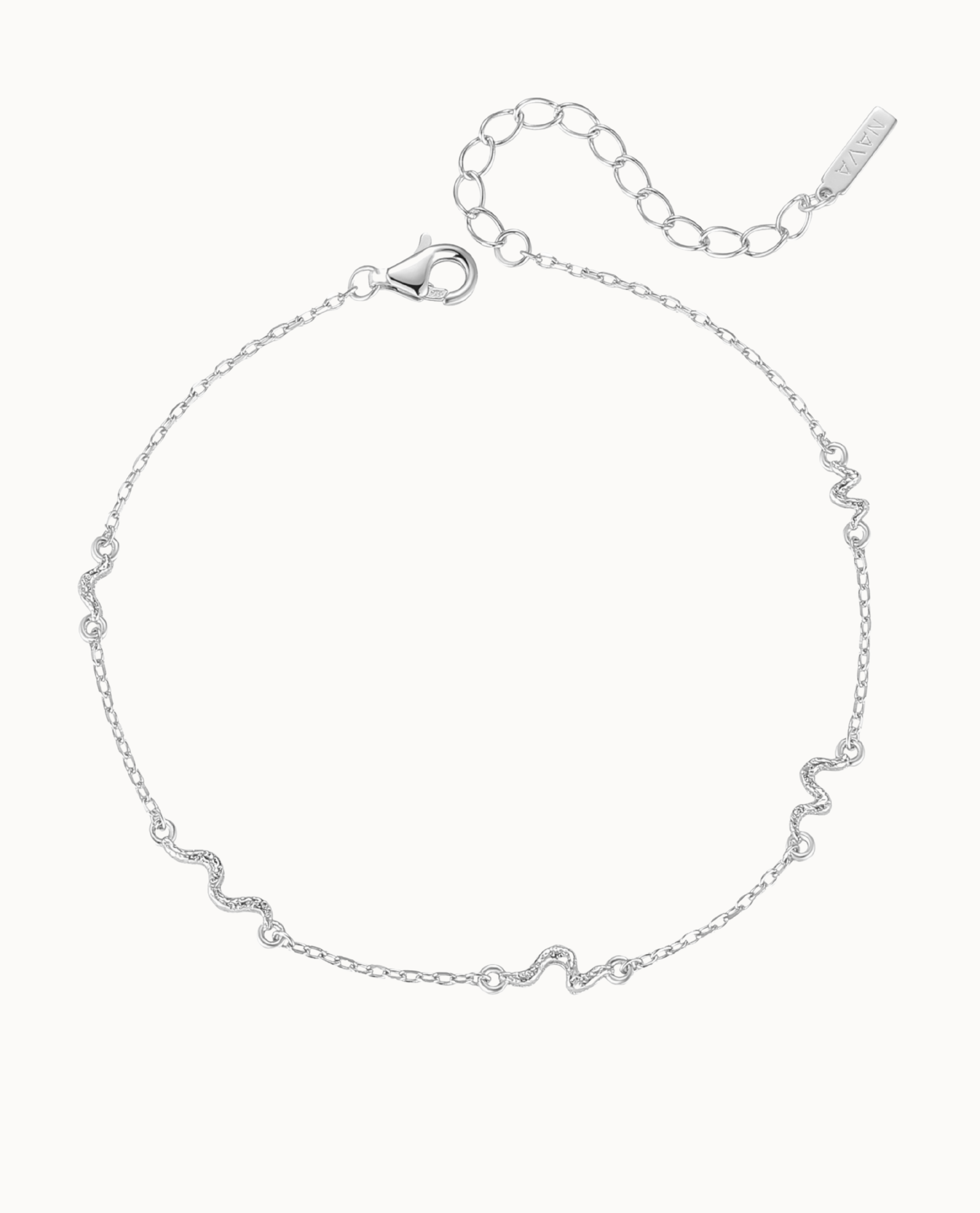 Naga Armband aus 925er Sterlingsilber mit gedrehtem Schlangenmuster