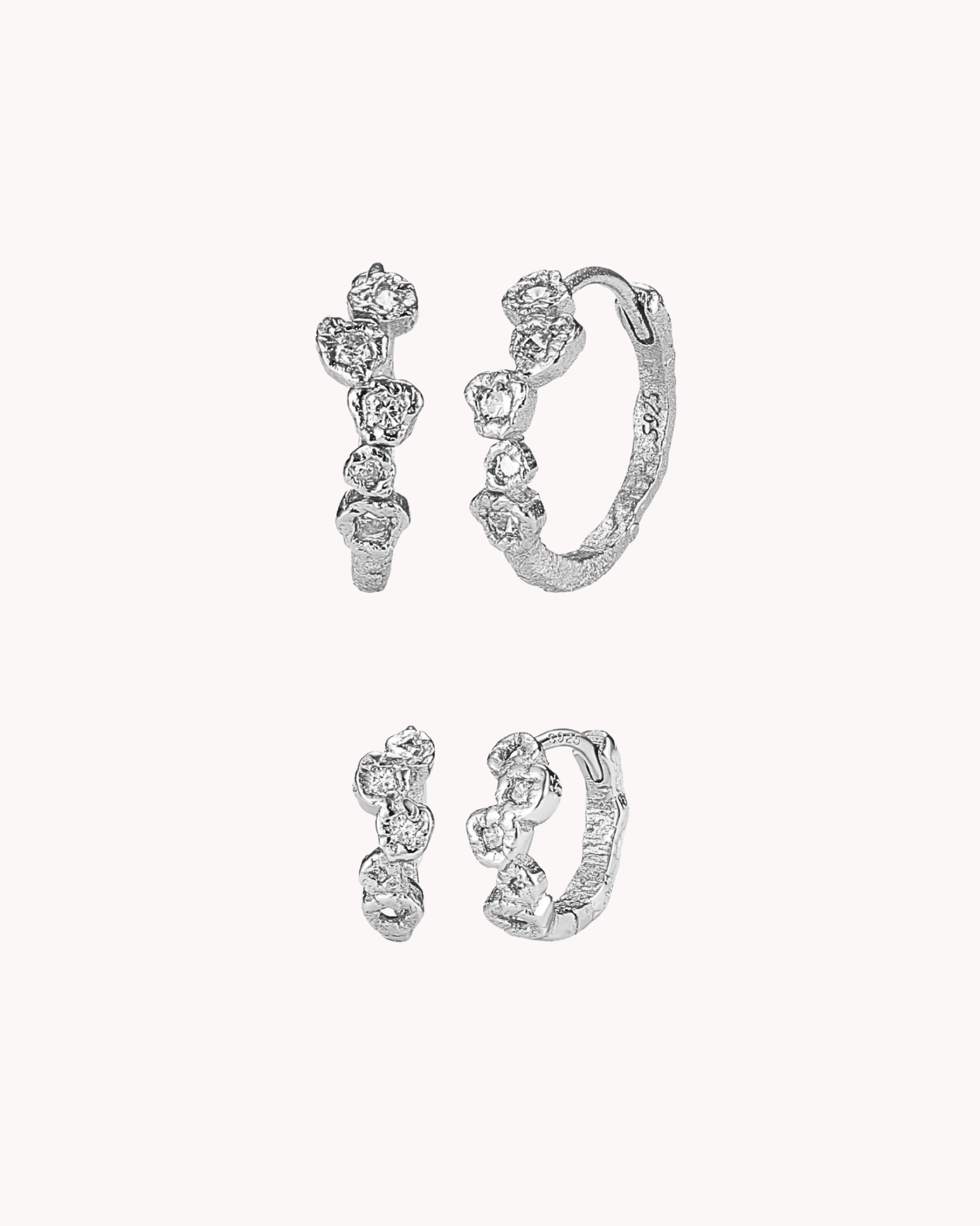 Onda & Naiara Gift Set med to par hoops i 925 sterlingsølv