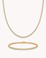 Oraya Tennis Gift Set - Gold Plated