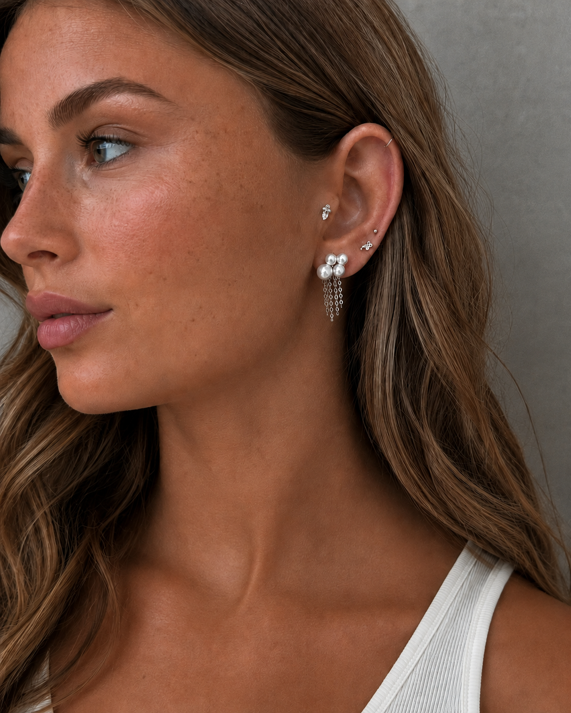 Pelagia Earrings i 925 sterlingsilver från Siren-kollektionen