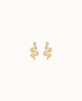 Python Petite Studs - Forgyldt