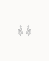 Python Petite Studs - Sølv