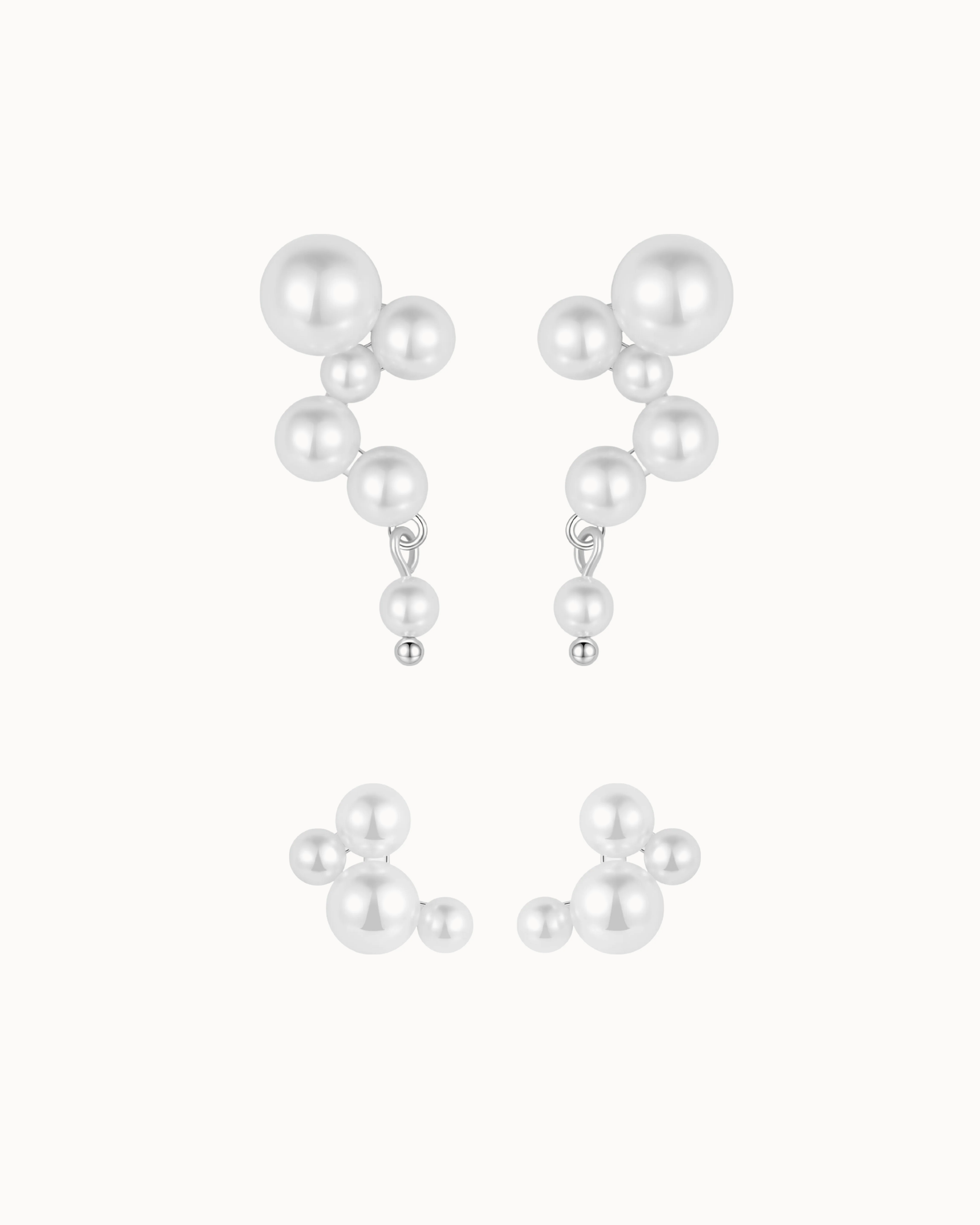 Dimah & Esen Gift Set in 925 sterling zilver – twee paar oorbellen