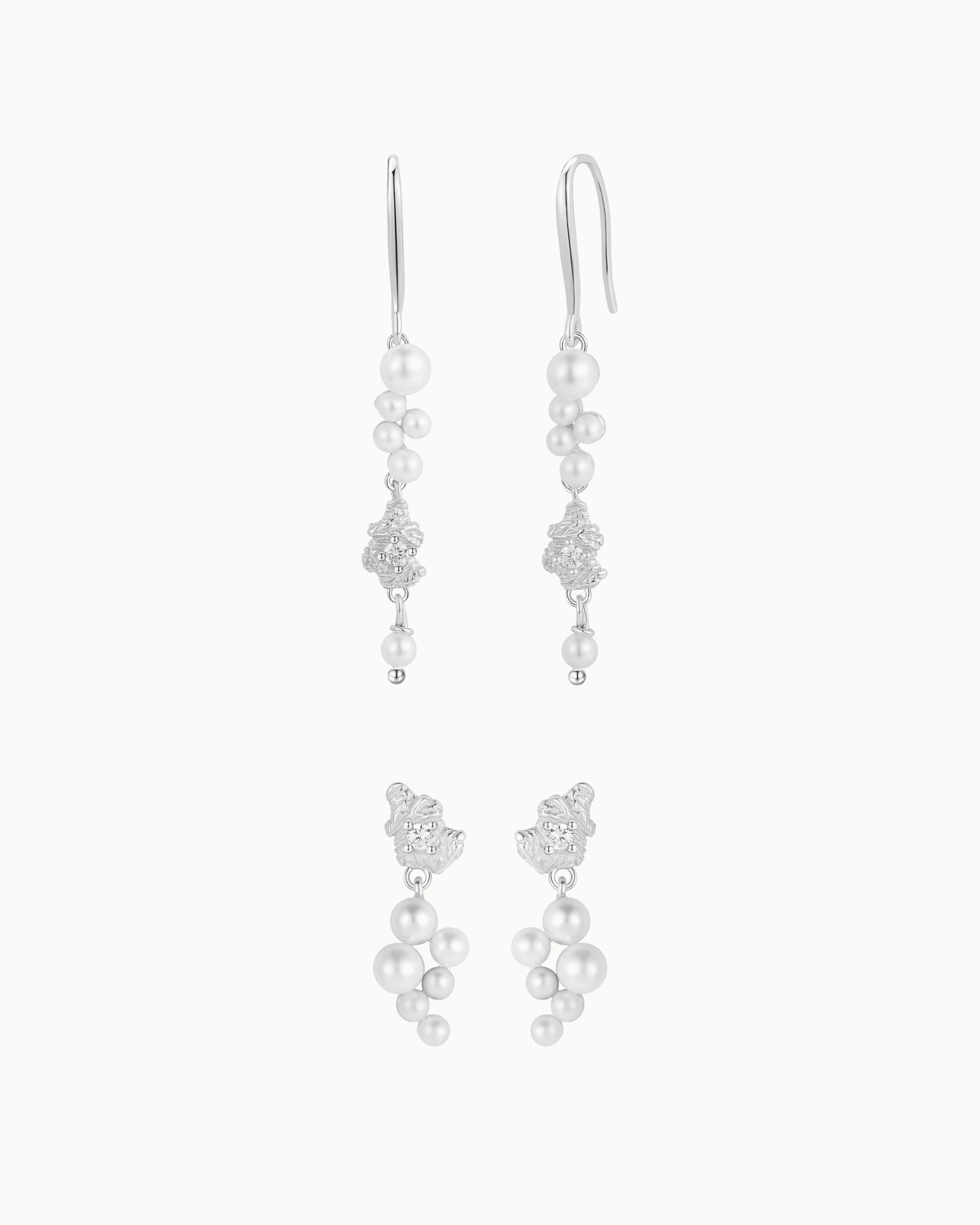 Illone & Innes Gift Set i sølv – to par øreringe