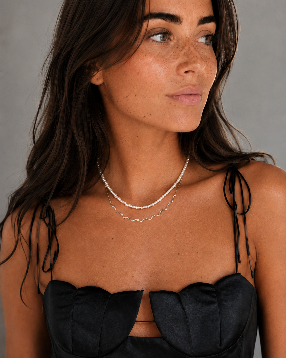Stella og Galia halskæder i 925 sterlingsølv