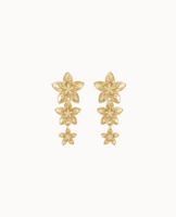 Tiara Earrings - Gold Plated