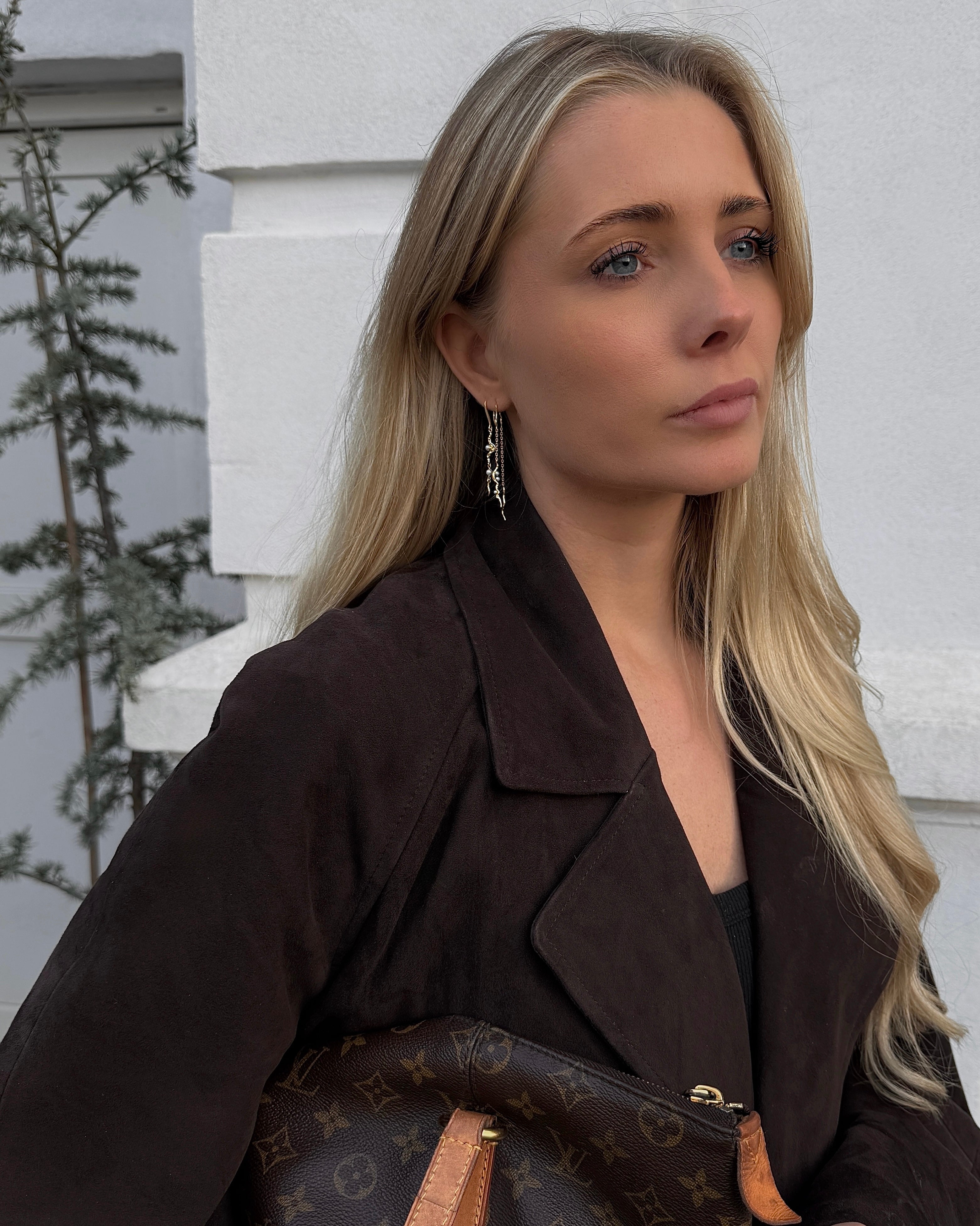 Velora Earrings in verguld 925 sterling zilver uit de Siren collectie