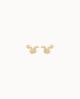 Viper Petite Studs - Vergoldet