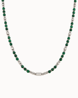 Zayn Necklace - Silver-colored/Green
